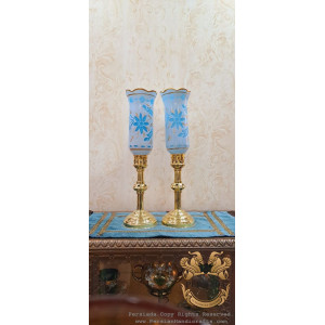 Bowl Candle Set | Persian Handmade  Glasswork | HGA1001-Persiada Persian Handicrafts