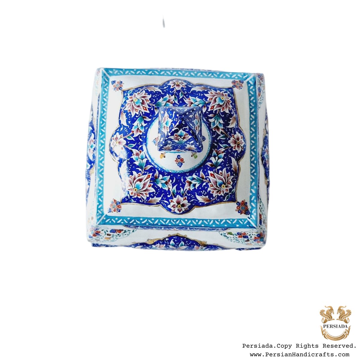 Jewelry Coffee Table Box Handmade Minakari | HE7302-Persian Handicrafts
