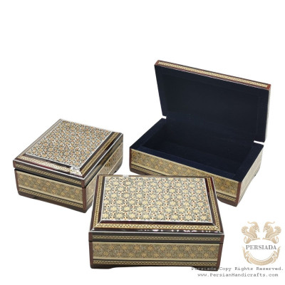 Jewellery Box Set | Handmade Khatam Marquetry | HKH8002