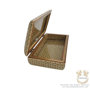 Luxury Jewelry Storage | In/Out Khatam Marquetry | HKH8004-Persian Handicrafts