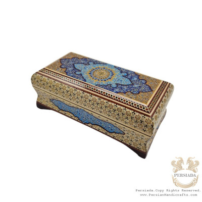 Tressure Storage Box | In/Out Khatam Marquetry w Miniature | HKH8009