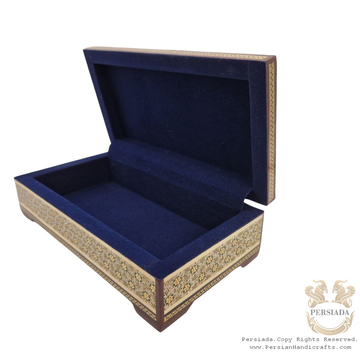 Wooden Storage Box | Khatam Marquetry w Miniature | HKH8011