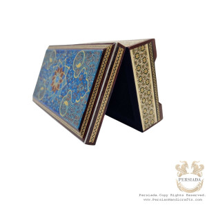 Wooden Storage Box | Khatam Marquetry w Miniature | HKH8011
