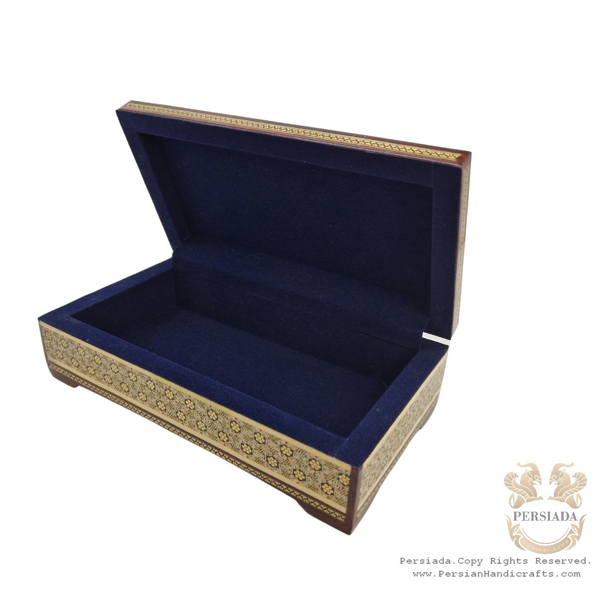 Wooden Storage Box | Khatam Marquetry w Miniature | HKH8012