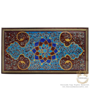 Wooden Storage Box | Khatam Marquetry w Miniature | HKH8012-Persian Handicrafts