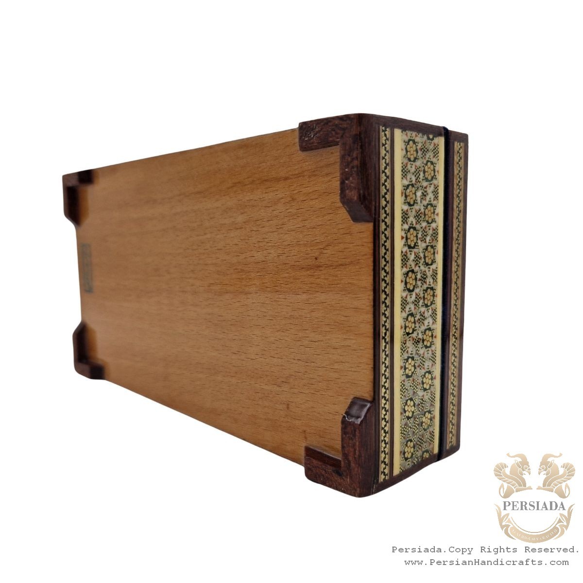 Wooden Storage Box | Khatam Marquetry w Miniature | HKH8012-Persian Handicrafts