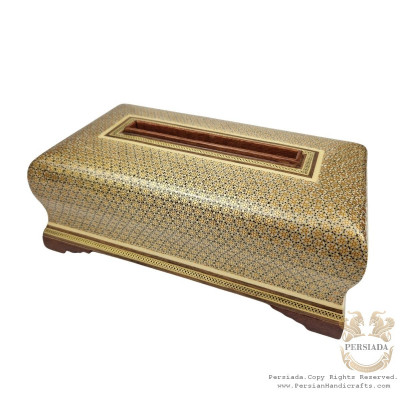 Classical Tissue Box | Handmade Khatam Marquetry | HKH8021