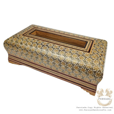 Classical Tissue Box | Handmade Khatam Marquetry | HKH8022