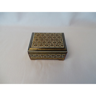 Wood and Copper Inlaying Jewelry Box - HI1012