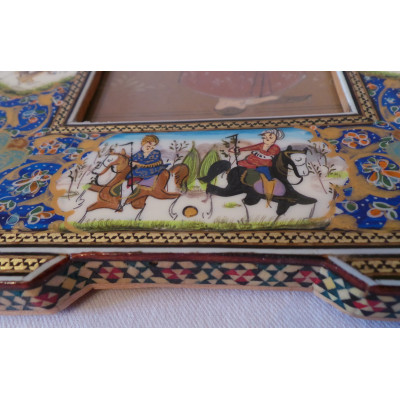 Khatam & Miniature Traditional Face Framed Art - HKH2047