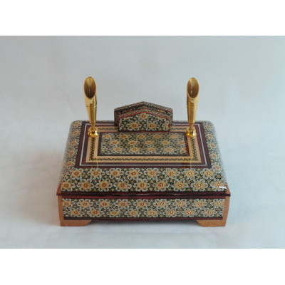 Persian Khatam Handicrafts Envelope Holder Pen Rest - HKH3008