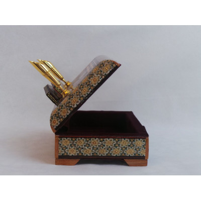 Persian Khatam Handicrafts Envelope Holder Pen Rest - HKH3008