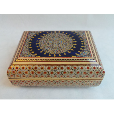 Wood and Copper Inlaying Jewelry Box - HKH3011