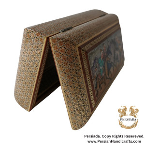 Unique Jewelry Box | Khatam Marquetry| HKH9003-Persiada Persian Handicrafts