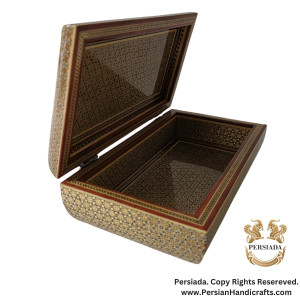 Unique Jewelry Box | Khatam Marquetry| HKH9003-Persiada Persian Handicrafts