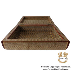 Elegant Jewelry Box | Khatam Marquetry| HKH9006-Persiada Persian Handicrafts