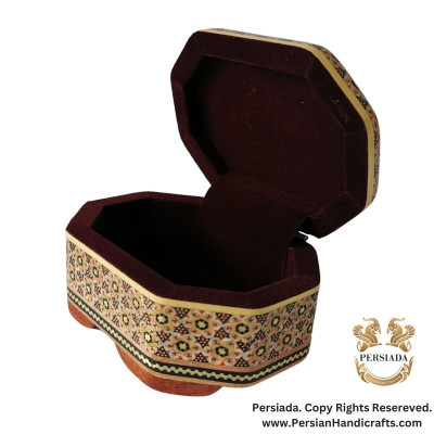 Painted Jewelry Box | Khatam Marquetry | HKH9009