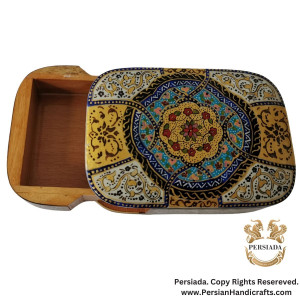 Delicate Jewelry Box | Khatam Marquetry | HKH9014-Persiada Persian Handicrafts