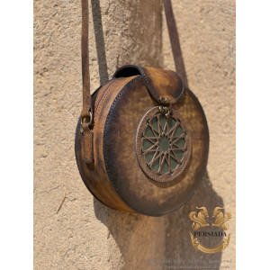 Handmade Bag | Leather Sirjan Kilim | HLK1001-Persiada Persian Handicrafts