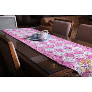 Tablecloth Bedspread Set | Macrame Knotting | HBS1002-Persiada Persian Handicrafts