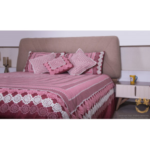 Tablecloth Bedspread Set | Macrame Knotting | HBS1003-Persiada Persian Handicrafts