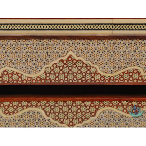 Privileged Custom Design Khatam Marquetry Tissue Box -	HKH3901-Persian Handicrafts
