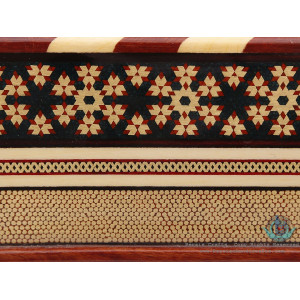 Privileged Design Khatam Marquetry on Hut Shape Decore Box - HKH3907-Persian Handicrafts