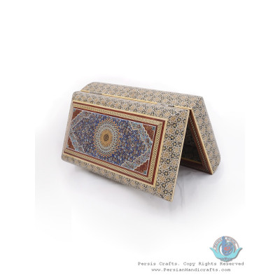 Privileged Khatam Marquetry Box with Tazhib Painting - HKH3909 Privileged Khatam Marquetry Box with Tazhib Painting - HKH3909