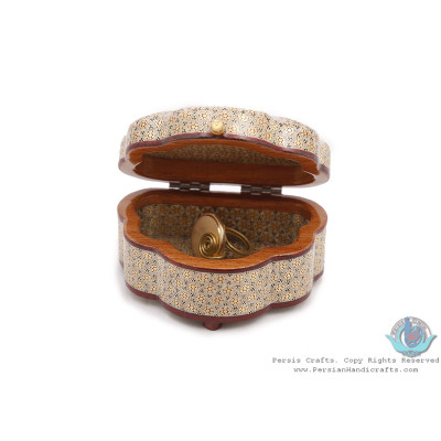 Pearl Shape Privileged Khatam Marquetry on Jewellery Box - HKH3912 Pearl Shape Privileged Khatam Marquetry on Jewellery Box - HKH3912