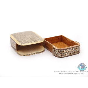 Classic Design Khatam Marquetry Slide in Jewellery Box - HKH3915-Persian Handicrafts