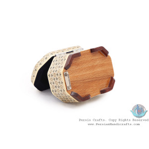 Classy Jewelry Khatam Box w Suede Interior - HKH4003-Persian Handicrafts