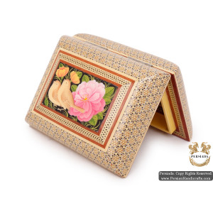 Luxury Jewelry Box | In & Out Khatam Marquetry | HKH5102-Persian Handicrafts