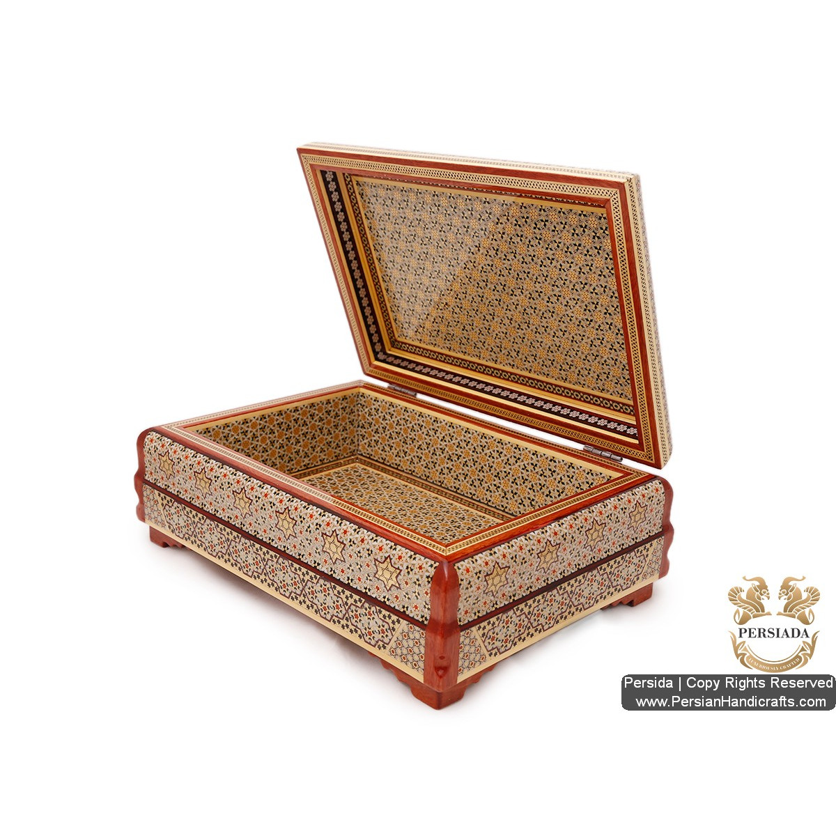 Luxury Decor Box | In & Out Khatam Marquetry | Persiada HKH5204