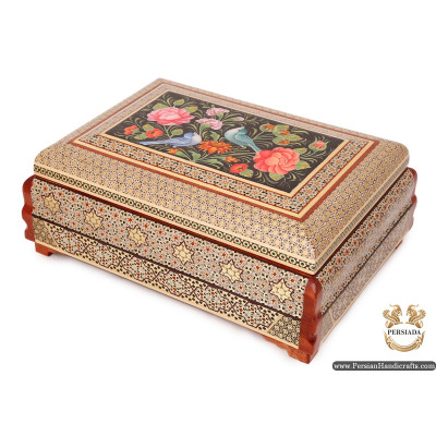 Luxurious Decor Box | Miniature Khatam Marquetry | HKH6104
