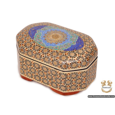 Mini jewellery Box | Miniature Khatam Marquetry | HKH6107