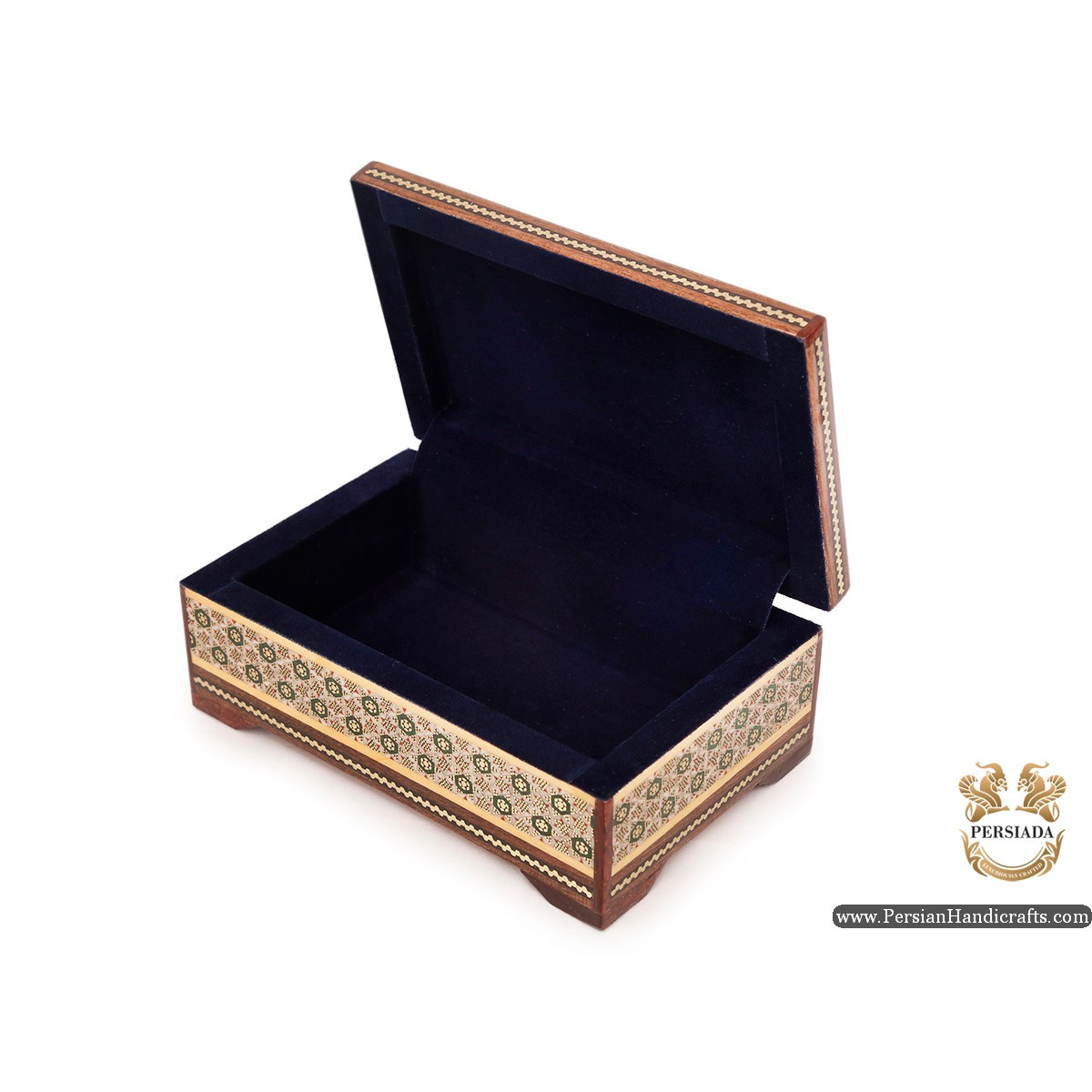 Decorative Set Box | Miniature Khatam Marquetry | HKH6109-Persian Handicrafts