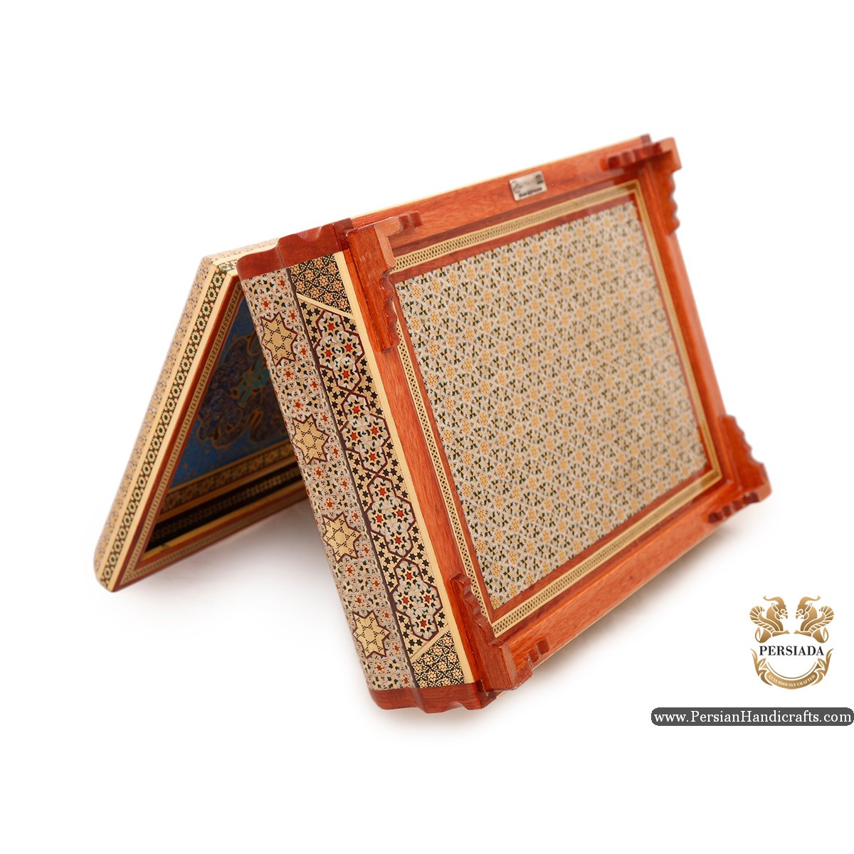 Luxurious Decor Box | Miniature Khatam Marquetry | HKH6111-Persian Handicrafts