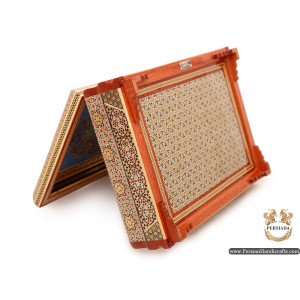 Luxurious Decor Box | Miniature Khatam Marquetry | HKH6111-Persian Handicrafts