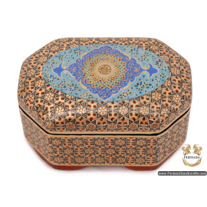 Jewellery Box | Miniature Khatam Marquetry | HKH6114-Persian Handicrafts