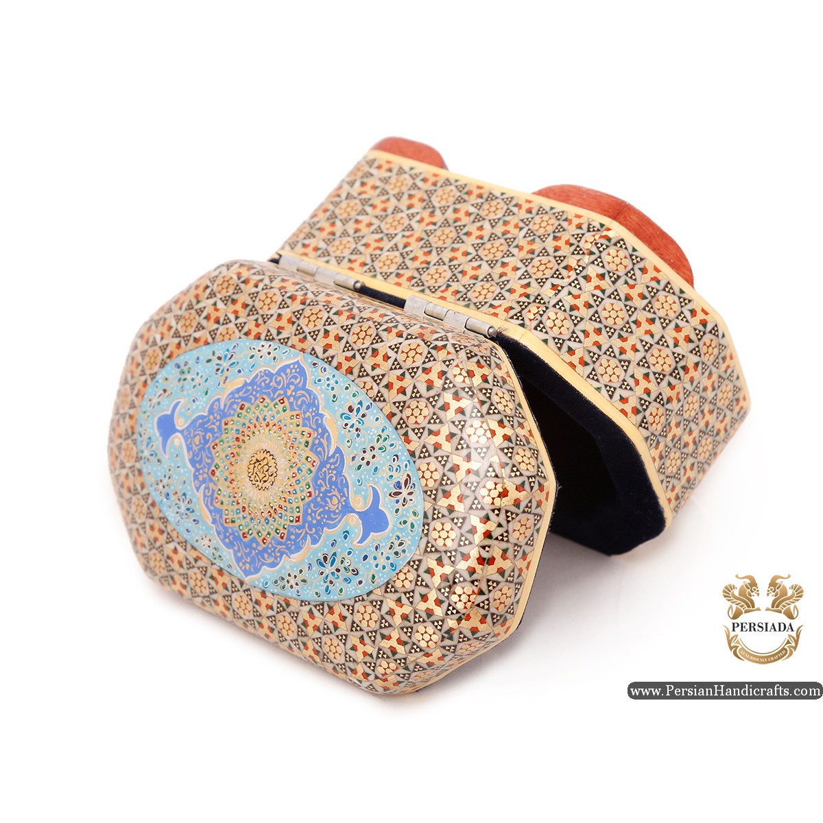 Jewellery Box | Miniature Khatam Marquetry | HKH6114-Persian Handicrafts