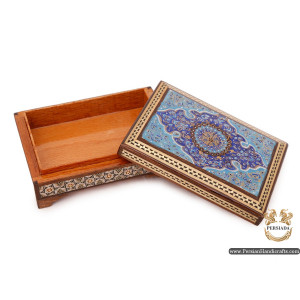 Jewellery  Box | Miniature Khatam Marquetry | HKH6115-Persian Handicrafts