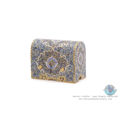 Tazhib Miniature Jewelry Box with 4 Storages - HM3901 Tazhib Miniature Jewelry Box with 4 Storages - HM3901
