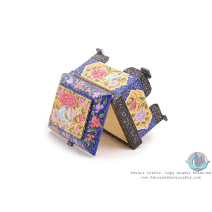 Privileged Flower & Bird Miniature Jewelry Box - HM3903-Persian Handicrafts