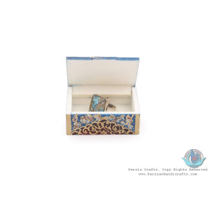 Miniature Mini Chest Shape Jewelry Box - HM3913-Persian Handicrafts