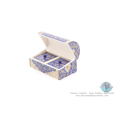 Sun & Tazhib Miniature Jewelry Box with Two Storages-HM3915 Sun & Tazhib Miniature Jewelry Box with Two Storages-HM3915