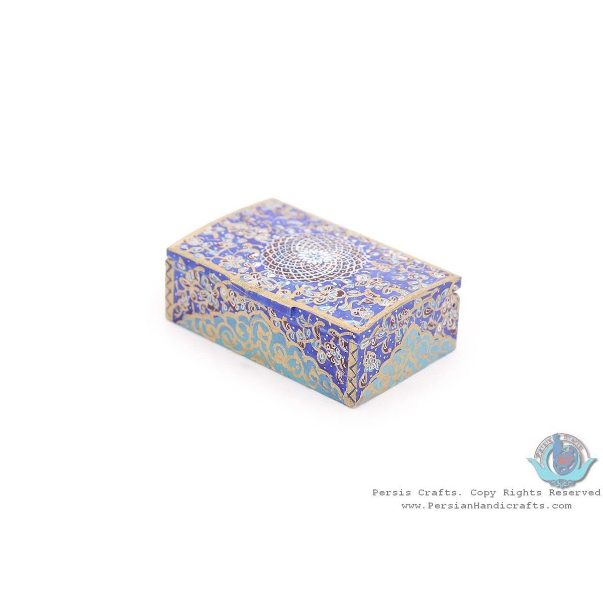 Common Miniature Chest Shape Jewelry Box - HM3916-Persian Handicrafts