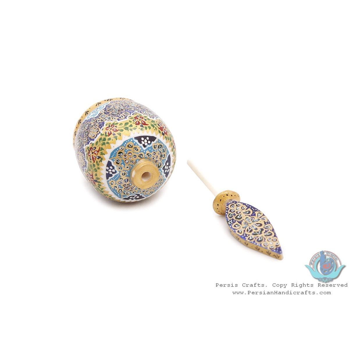 Miniature Persian Style Kohl Holder - HM3925-Persian Handicrafts