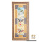 Decorative Painting Khatam Frame | Hand Painting Miniature | HM6103