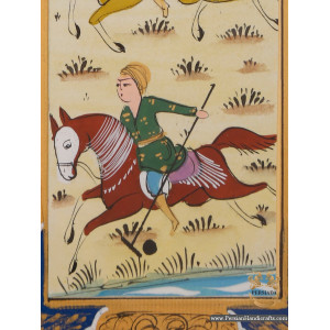 Decorative Painting Khatam Frame | Hand Painting Miniature | Persiada HM6103