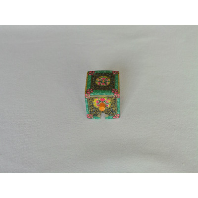 Miniature Hand Painted Jewelry Box - HM1002